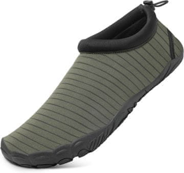 Otroški vodni čevlji Aqua Shoes, unisex, zeleni, velikost EU45, lahki, hitro zapenjanje, nedrseč TPR podplat, zračna mrežica, hitro sušenje, za plažo, plavanje, vodne športe, udobni, prožni, odporni