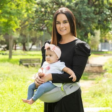InnovaGoods Razvojna nosilka za dojenčke na pasu z žepi Seccaby InnovaGoods