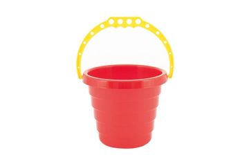Teddies Vedro za pesek iz plastike 15x13cm mešanica barv 12m+
