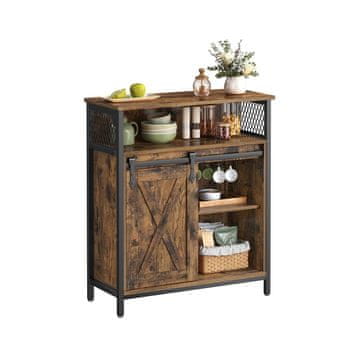 Songmics Shranjevalna omara 70x30x80 cm rjava