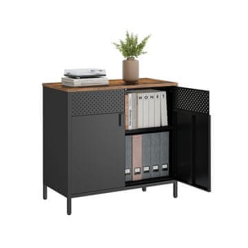 Songmics Shranjevalna omara 80x40x76 cm rjava