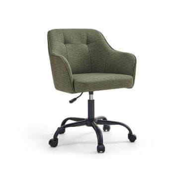 Songmics Pisarna stol 69x65x83-93 cm zelena