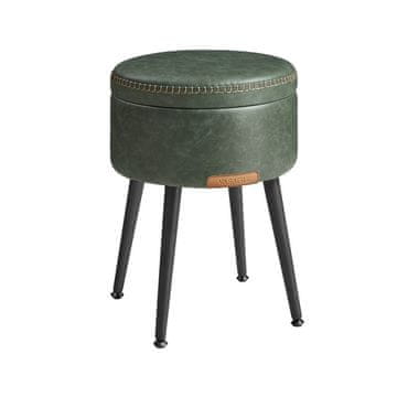 Songmics Okrogla stolica 38.2x44.4 cm zelena