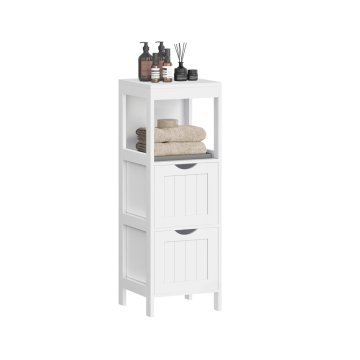 Songmics Kopalniška omarica 30x89x30 cm bela