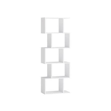 Songmics Knižna omara 24x40x159 cm Bela