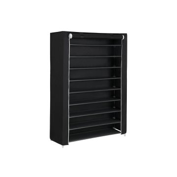 Songmics Čevljarnica 10-nadstropna 100x28x162 cm Črna
