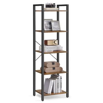 Songmics Knjižna omara 40x30x146 cm rjava
