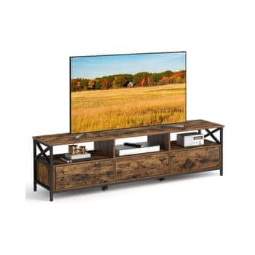Songmics TV omarica 178x40x50 cm rjava