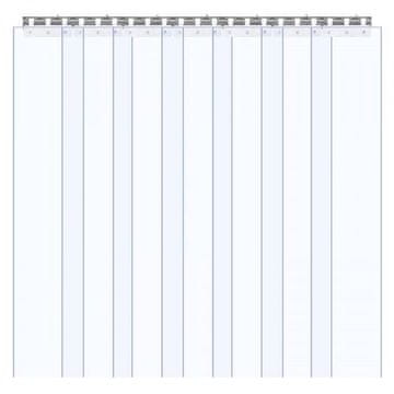 VEVOR PVC trakasta zavesa za vrata 106.7x213.4 cm prozorna