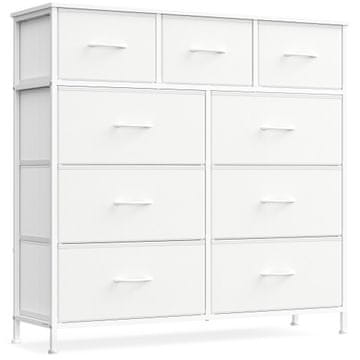 Songmics Predalnik 98.8x30x96.2 cm, bel