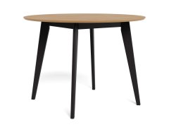 Homestar Jedilna miza ROXBY D105xV76 cm hrast črna