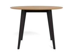 Homestar Jedilna miza ROXBY D105xV76 cm hrast črna