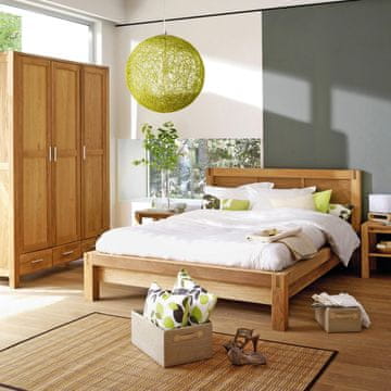 Homestar Postelja Chicago New 160x200 cm z vzmetnico Harmony Top