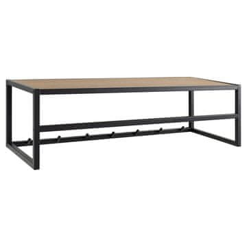 Homestar Stojalo za plašče SEAFORD 77x28x22 cm, hrast