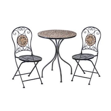 Homestar Balkonski set MOSAIC miza in 2 stola