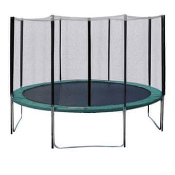Homestar Trampolin z ograjo in zeleno oblogo D426 cm