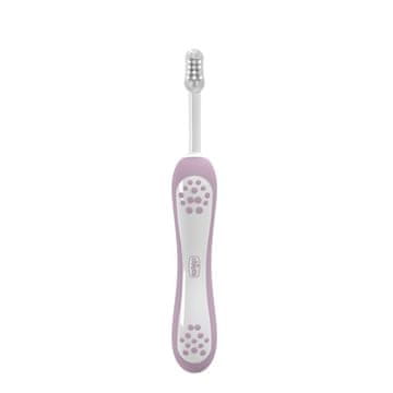 Chicco Zobna ščetka za otroke Lilac 6-36m