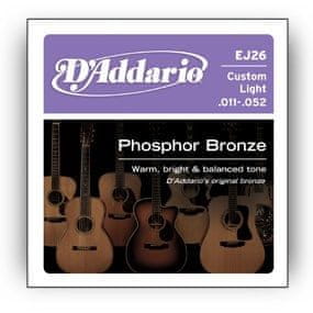 Daddario D'Addario EJ26 žice za akustičnu gitaru (11-52)