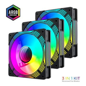 Case Gamemax Kućište Ventilator | KF300R BK | Crni