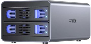 Unitek Unitek RAID ohišje za SATA pogone 2.5''/3.5'' 4 načini 40TB USB-C 10Gb/s