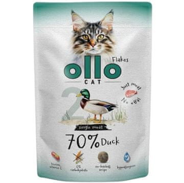 CAT OLLO Cat Monobiałkowa mokra hrana - patka, 85g