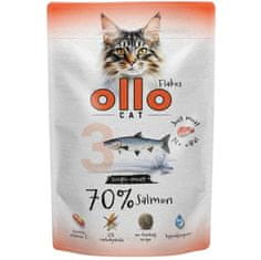 CAT OLLO Cat Monobiałkowa mokra hrana - losos, 85g