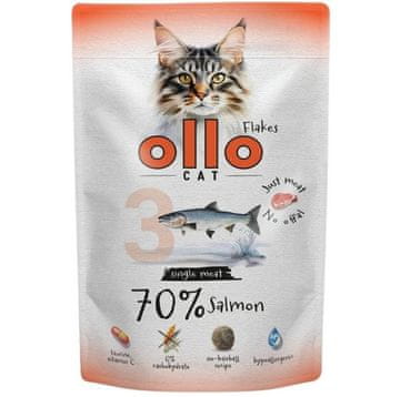 CAT OLLO Cat Monobiałkowa mokra hrana - losos, 85g