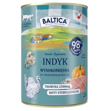 slomart BALTICA Smaki regionów Turska hrana za mačke - mokra hrana - 400g