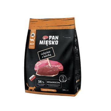 Pan Mięsko PAN MIĘSKO Teletina s patkom - suha hrana za mačke - 400g