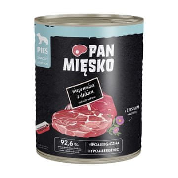 Pan Mięsko PAN MIĘSKO Svinjetina s veprom - mokra hrana za pse - 800g