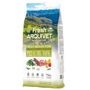 Fresh ARQUIVET Fresh Iberian Pork Semi-moist hrana za pse 10kg