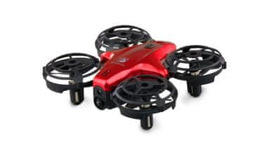 slomart Amewi 25324 Mini-dron s kamerom, crno/crveni