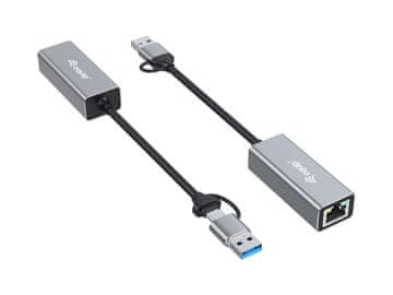 Equip Equip USB-C na 2.5 Gigabit Ethernet mrežni adapter (USB-C+A)
