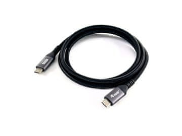 Equip EQUIP USB 4 Gen 3 C kabel na C, 2.0m, PD3.1 240W, 8K/60Hz, 40Gbps, Crni