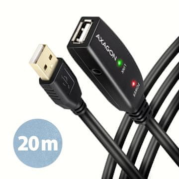 AXAGON Axagon ADR-220 USB 2.0 aktivni produžni kabel, 20m