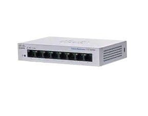 slomart Cisco CBS110 neupravljani 8-portni GE stikalni, namizni