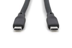 Digitus Digitus USB silikonski kabel, USB4 20Gbps, 2m, crni