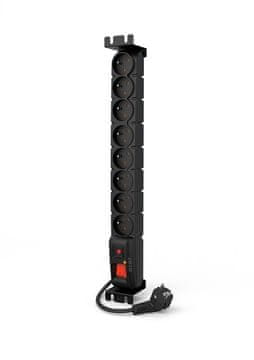 ACAR ACA S8 FA RACK produžni kabel, 3m, crni