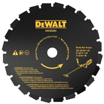 DeWalt DEWALT rezna ploča za trimer 54V, 24 zuba
