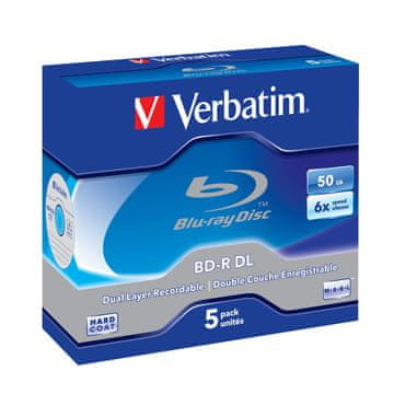 Verbatim Verbatim 43748 Blu-Ray BD-R diskovi, 50 GB, 5 komada