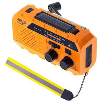 Adler Adler Solarni Radio s Ručnom Polugom