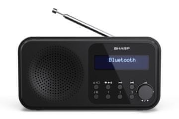 Sharp Sharp DR-P420 Prijenosni Digitalni Radio, Crni