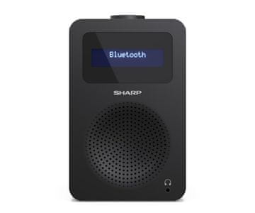 Sharp Sharp DR-430 Digitalni radio, črn