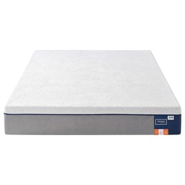 Songmics Vzmetnica 160x200x25 cm Gel spominska pena 7-zonska srednje trda modra