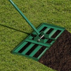 Costway Grablje za izravnavo trate 30x10 palcev z ergonomskim ročajem