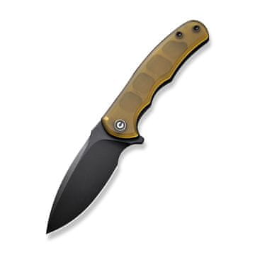 Civivi CIVIVI Mini Praxis Ultem Amber & Black nož, Button Lock