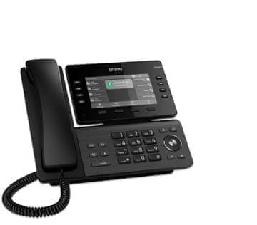 SNOM Snom D812 IP telefon, črn, TFT zaslon, PoE podpora