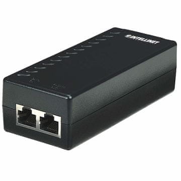 Intellinet Intellinet Power over Ethernet (PoE) Injector, 1 Port, 48 V DC, IEEE 802.3af Compliant