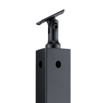 VEVOR Stolpec za kabelsko ograjo kotni 914.4x50.8x50.8 mm črn