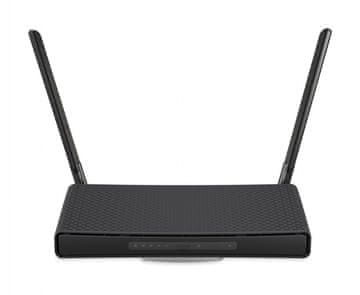 slomart Mikrotik hAP ax³ brezžični usmerjevalnik Wi-Fi 6, črn
